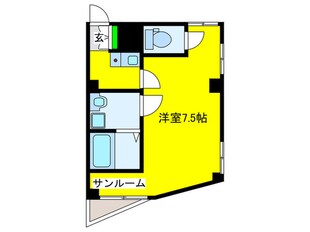 レディエント安立の物件間取画像